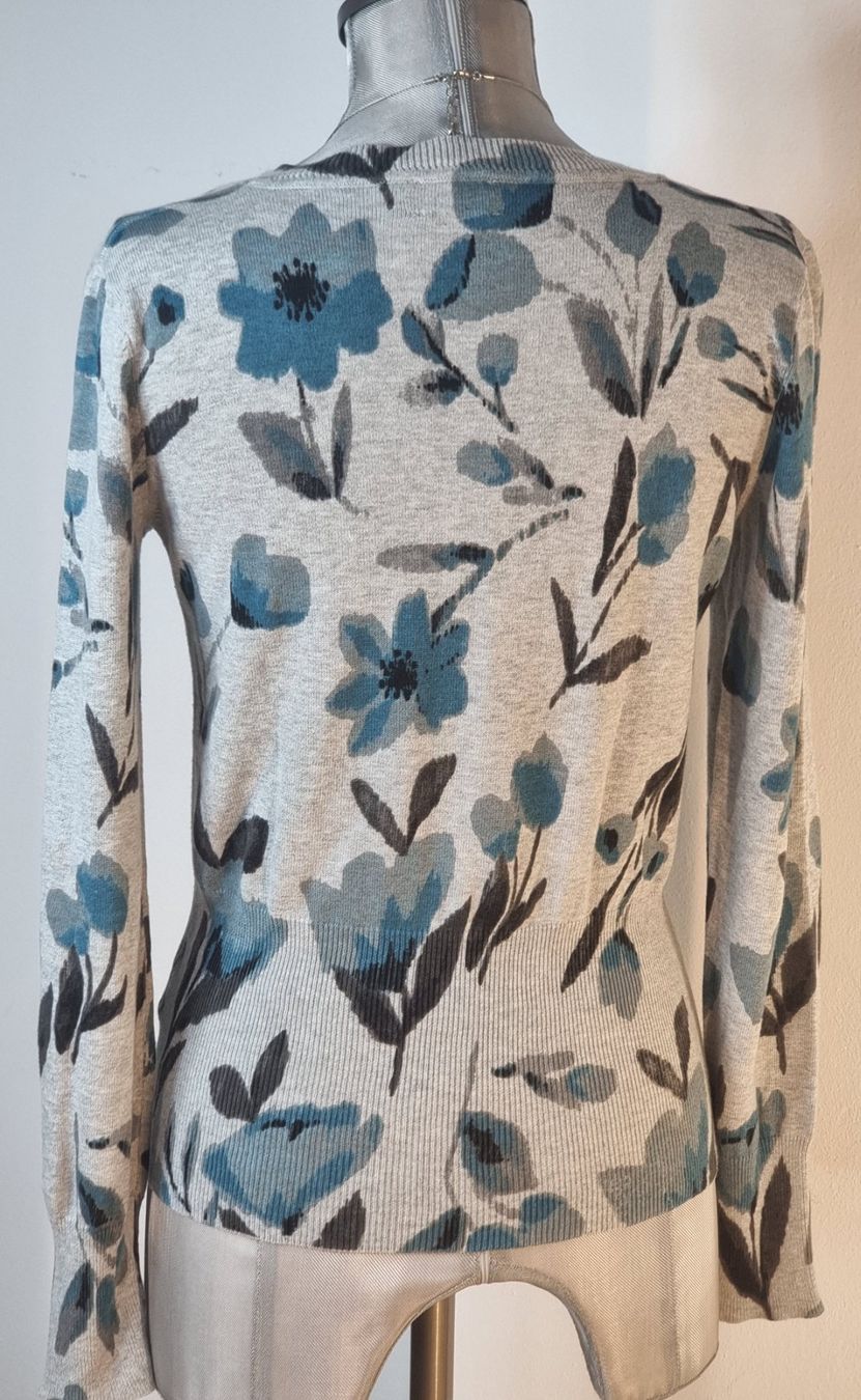 Mexx Maglioni & Felpe: S 36-38 MEXX Feinstrick Pullover V-Ausschnitt grau petrol – Nuovo (secondo la descrizione) da Dürnten venduto da Bachtelsurfer 2