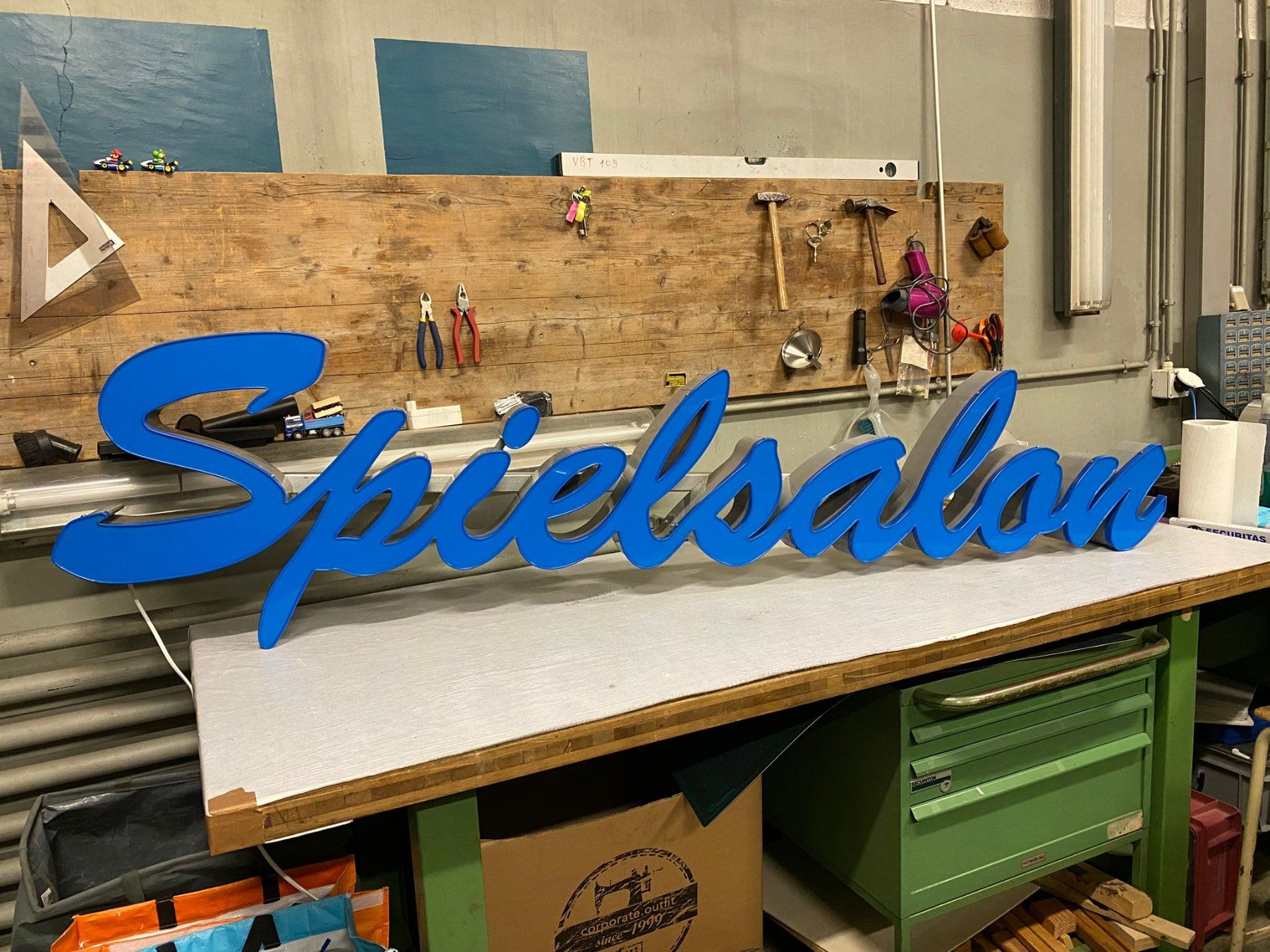 Lampen: Leuchtschrift Spielsalon – Gebraucht aus Köniz von Vintagetoys 1
