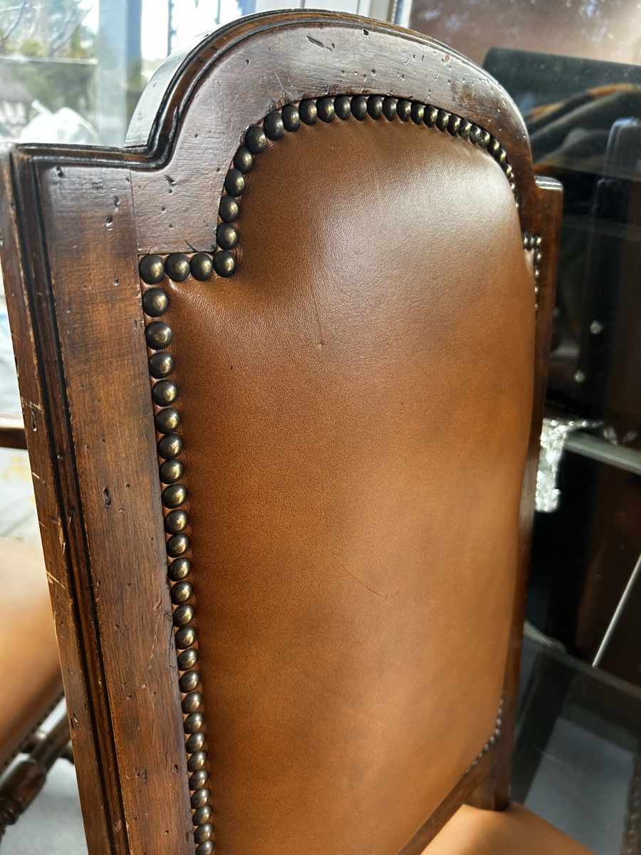 Chaises: Echtleder-Stühle – Klassischer Stil – D'occasion à Arbon par nathalie.18 5