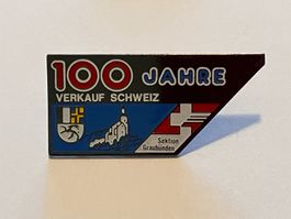 1 Pin Verkauf Schweiz 100 Jahre Sektion Graubünden