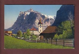GRINDELWALD - Kirche - Wetterhorn - 1936