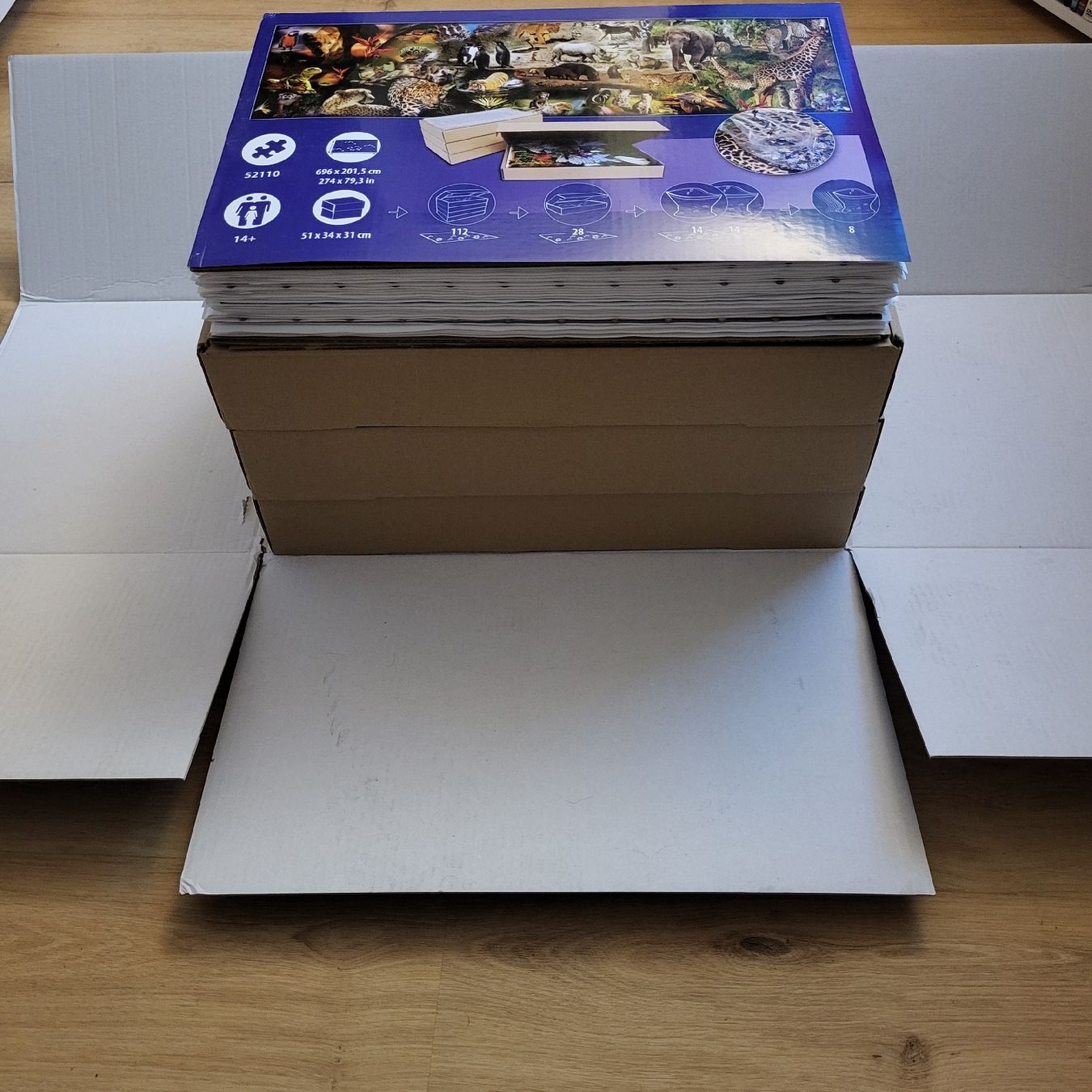 Puzzles: 52'110 Teile Puzzle - Wildtiere – Neu (gemäss Beschreibung) aus Zufikon von lakotassu 2