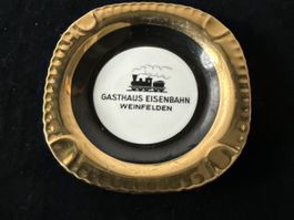 Aschenbecher: Gasthaus Eisenbahn, Weinfelden. Mahler, Chur