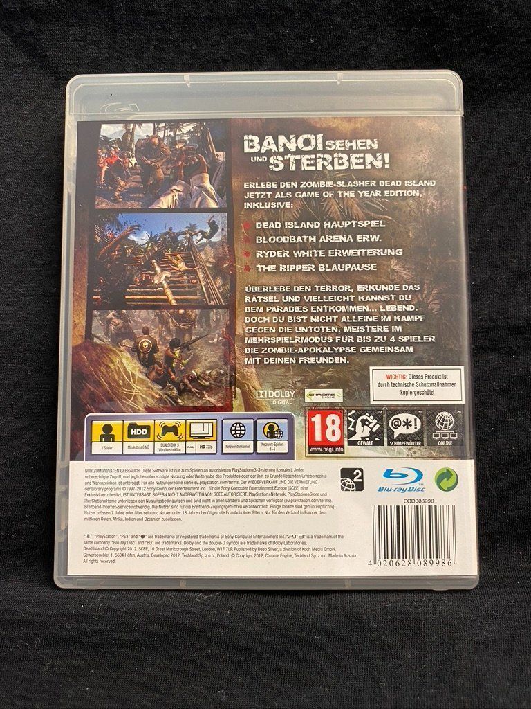 Giochi: Dead Island GOTY I PS3 I – Usato da Küssnacht am Rigi venduto da Bionicmax 2