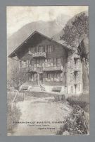 1909, CHAMPÉRY, PENSION-CHALET BEAU-SITE, A GRENON