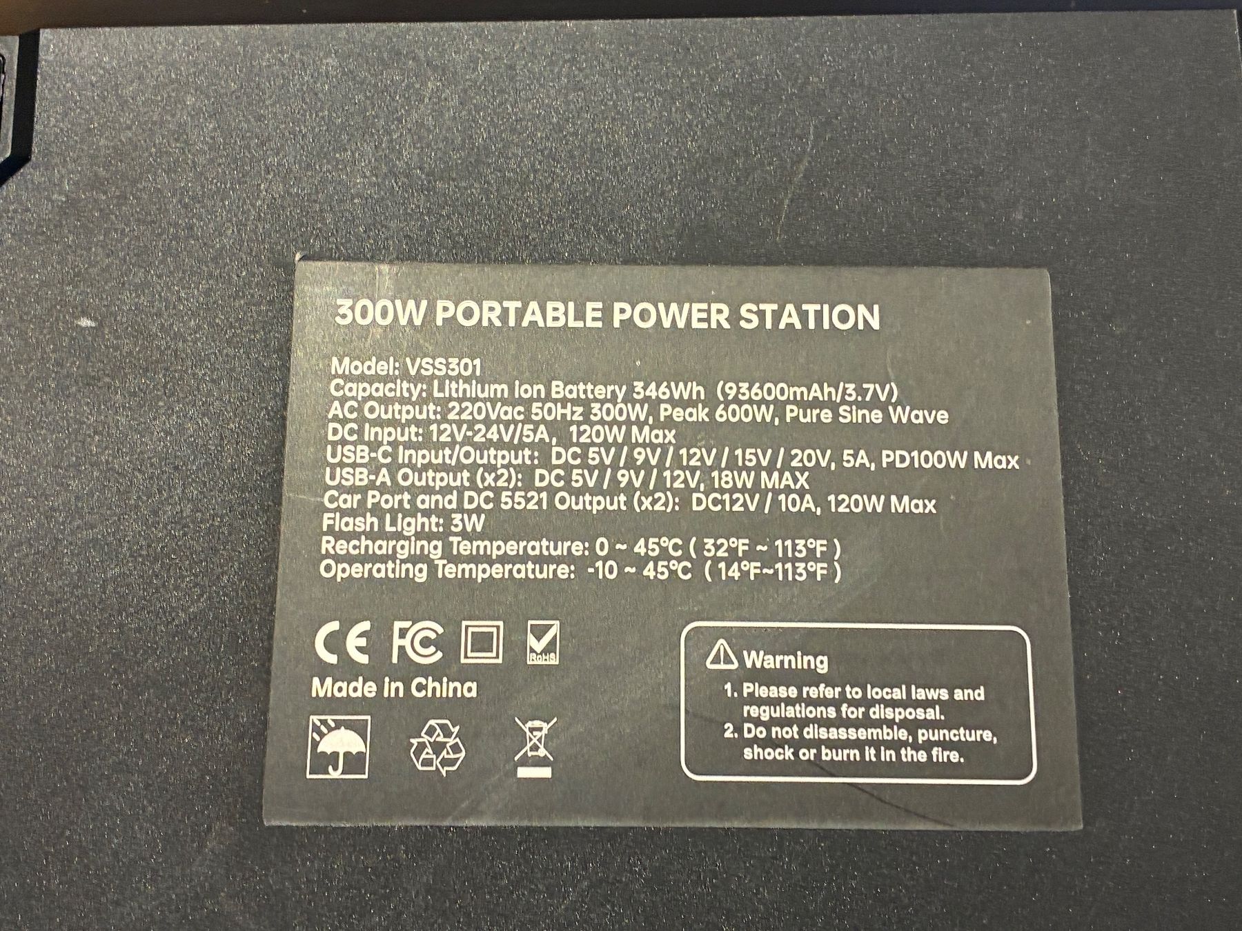 Panneaux solaires: Power Station 300 Watt mit Solarpanel – Neuf avec emballage d'origine à Cordast par Suisseheinz 2