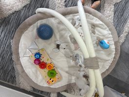 Tolle Fehn Spieldecke Activity Center mit Spielbogen