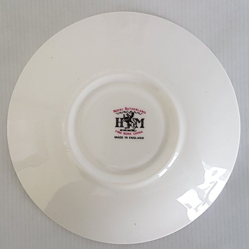Tassen: Teetasse Royal Sutherland H M Summer Garden – Gebraucht aus Kaltbrunn von Condor2 7