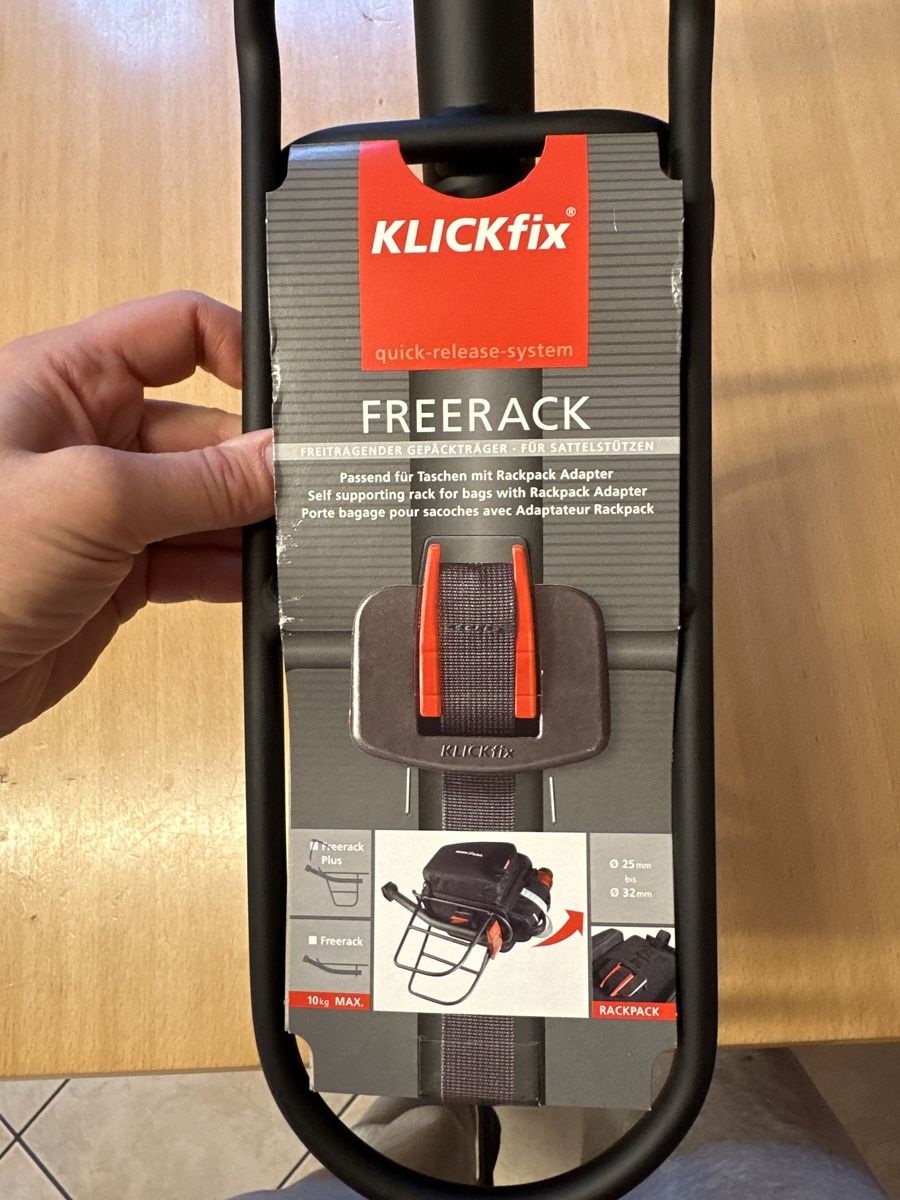 Pezzi di ricambio: Klickfix Freerack for Bikes – Nuovo (secondo la descrizione) da Zermatt venduto da katytesunshine 1