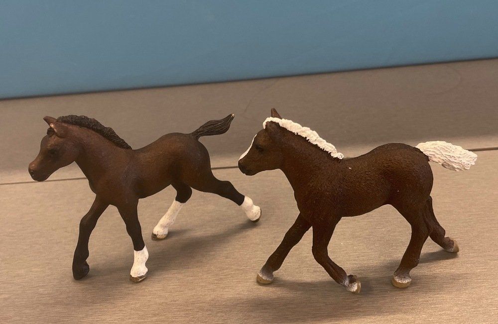 Schleich Giocattoli: Schleich 2 Pferdefohlen – Usato da Sirnach venduto da sagrotin 2