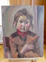 Gemälde: Mädchen - Portrait 1920, A. Grimm