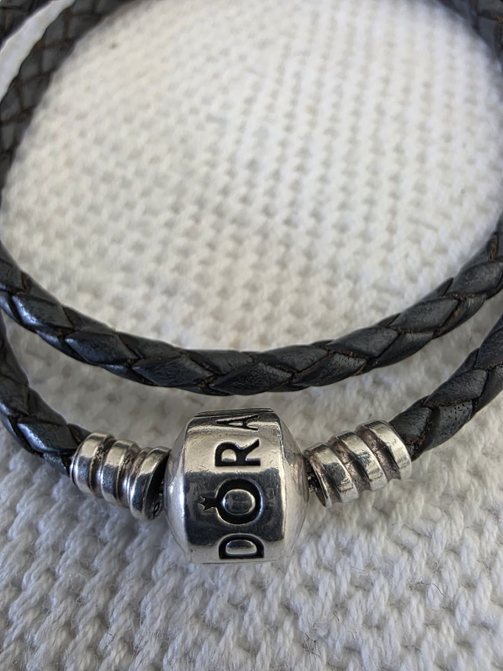 Pandora Armbänder & -reifen: Pandora Lederarmband grau – Gebraucht aus Rikon im Tösstal von Quimy68 1