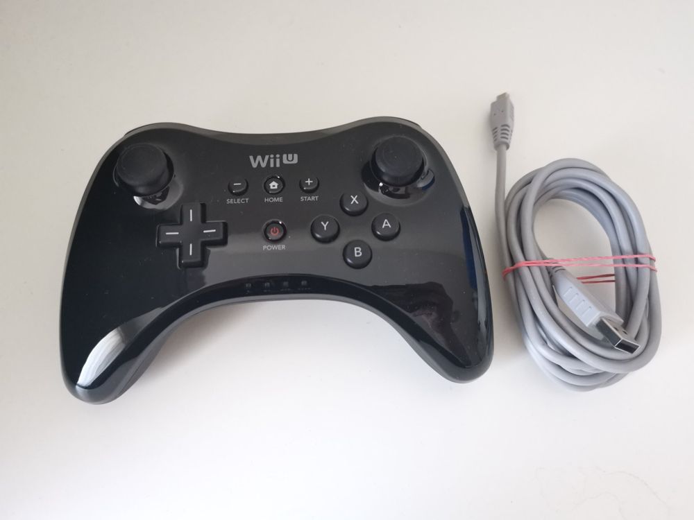 Wireless Pro Controller Wii U mit Ladekabel Kaufen auf Ricardo