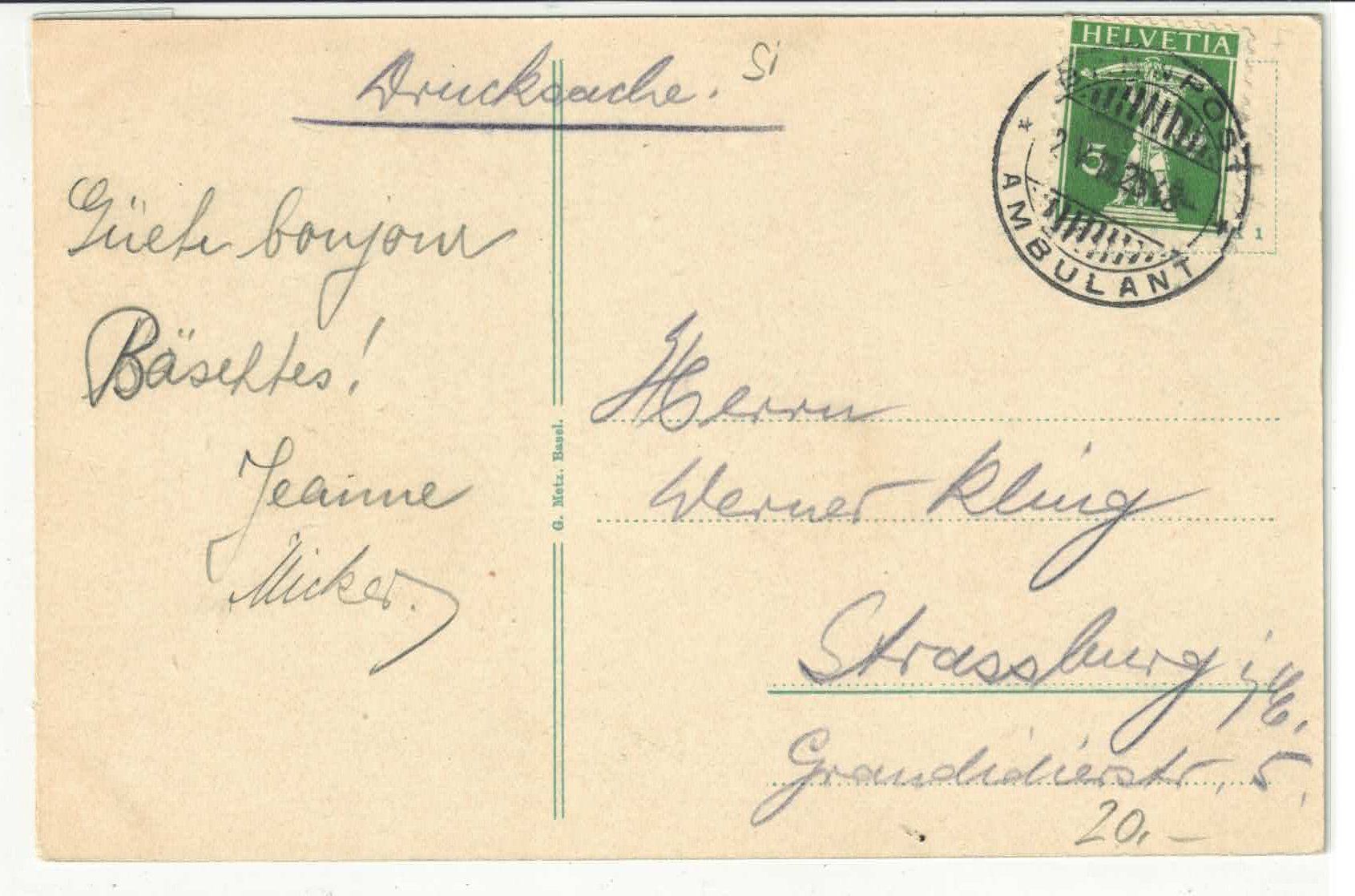 Cartoline postali: Die Sitter-Viadukte mit Säntisgebirge - Dampfzug – Usato da Ettingen venduto da Kartenplanet 1