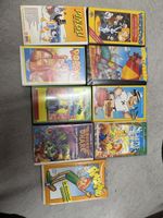 VHS Kassetten Zeichentrick 9 Stk guter Zustand