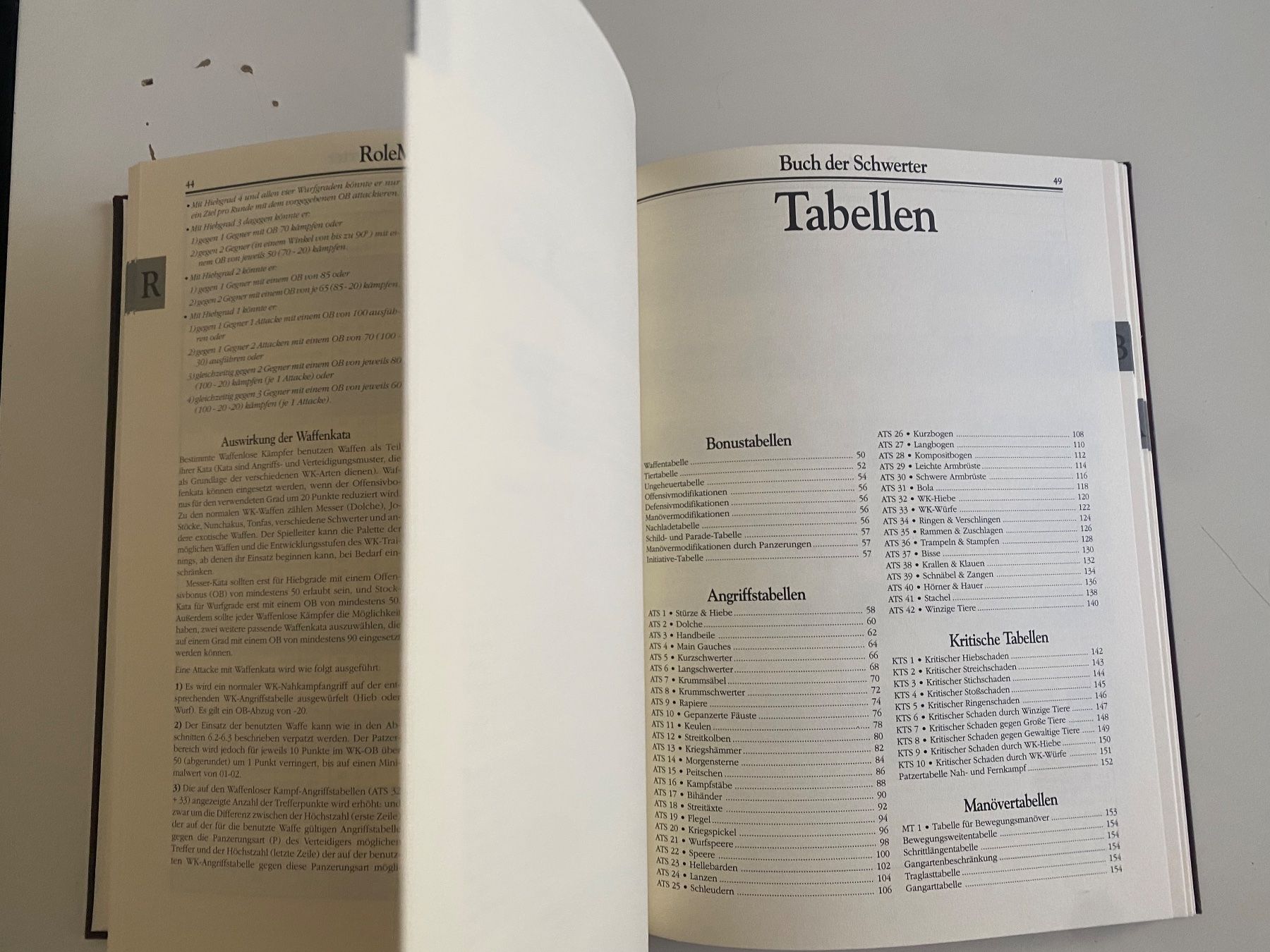 Spiele: RoleMaster - Buch der Schwerter - Fantasy-Rollenspiel – Gebraucht aus Münsingen von Ganjam 4