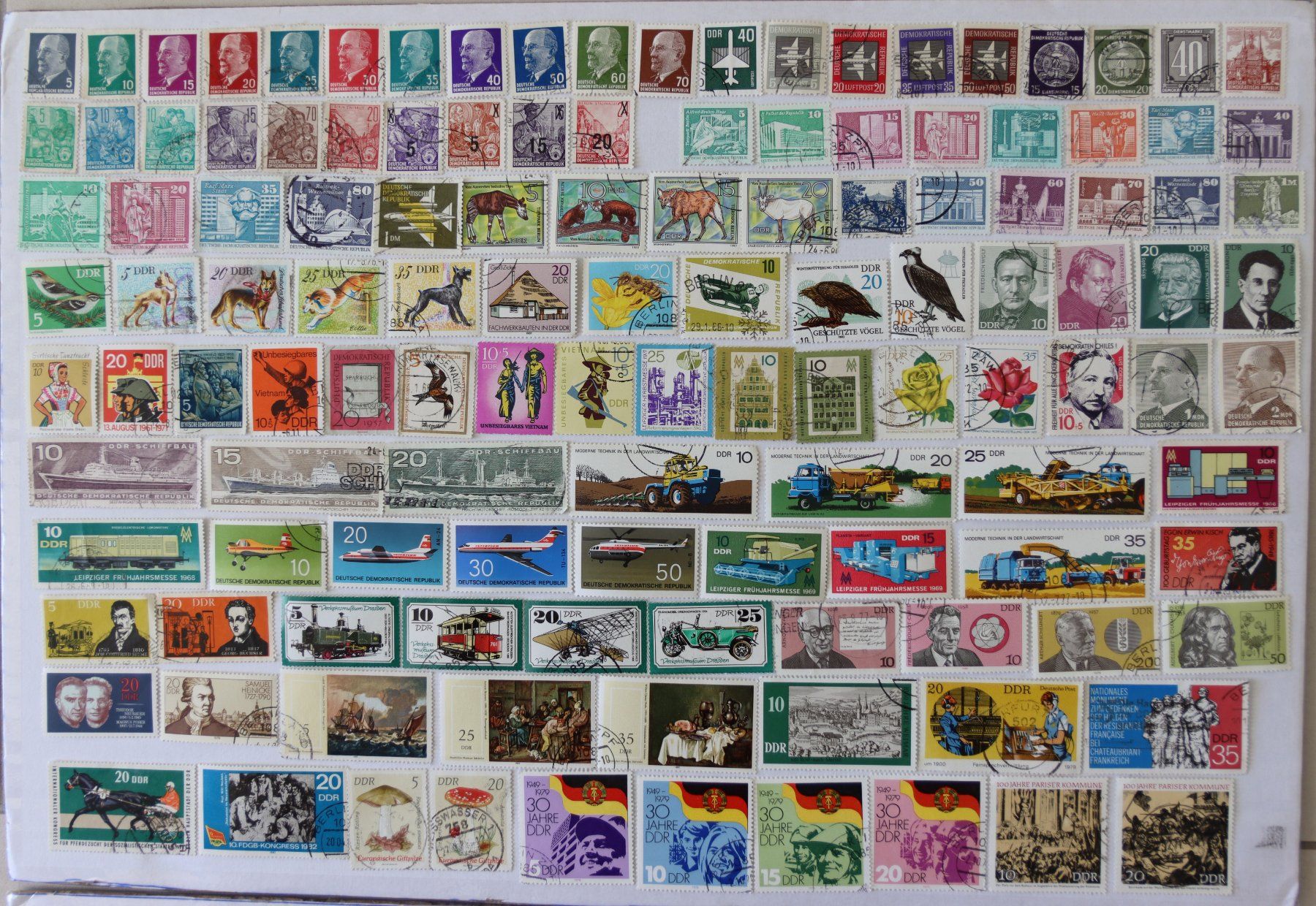 Alle Briefmarken: Briefmarken DDR – Gebraucht aus Oberentfelden von lakipul 1
