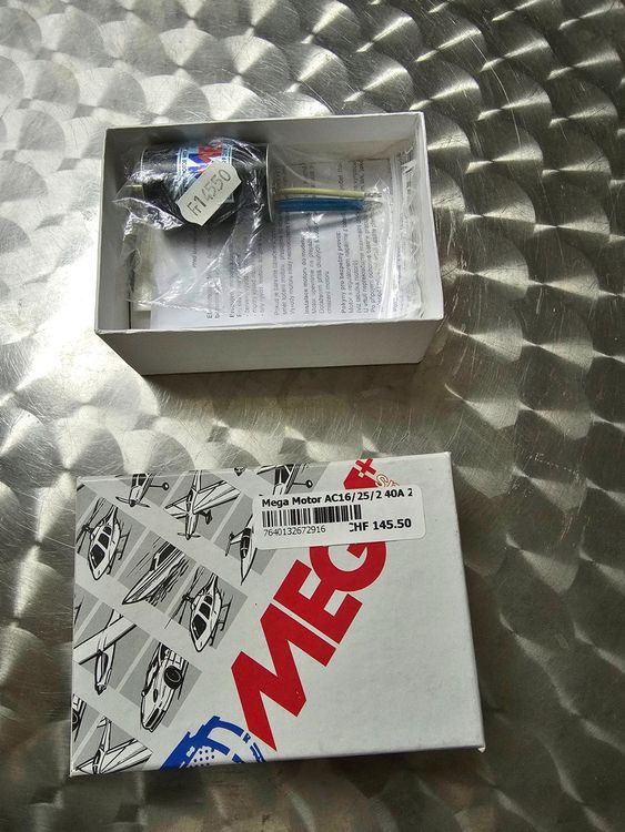 Mega Motor AC16/25/2 3-6s 2470kv neu und originalverpackt | Kaufen auf ...