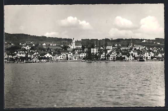 Cartes postales: AK Männedorf, Panorama vom Wasser aus – D'occasion à Berlin par bartko-reher