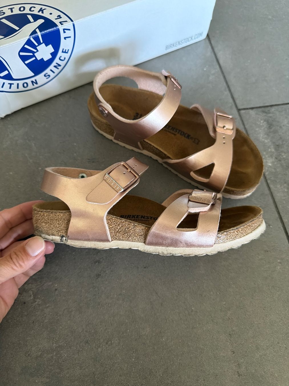Birkenstock Schuhe für Mädchen: Birkenstock Rio Kids – Gebraucht aus Steffisburg von elle013 1