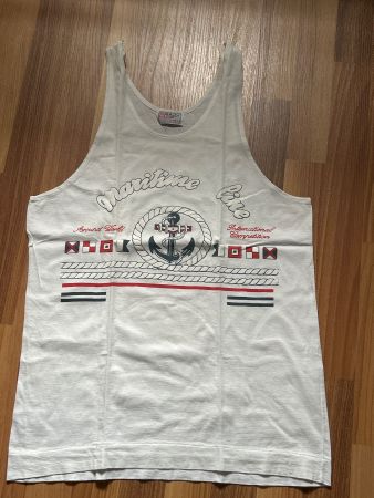 Tanktop Weiss Grösse M - Maritime Motiv