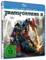 Blu-ray Transformers 3 - Blu-ray + DVD + Digital Copy