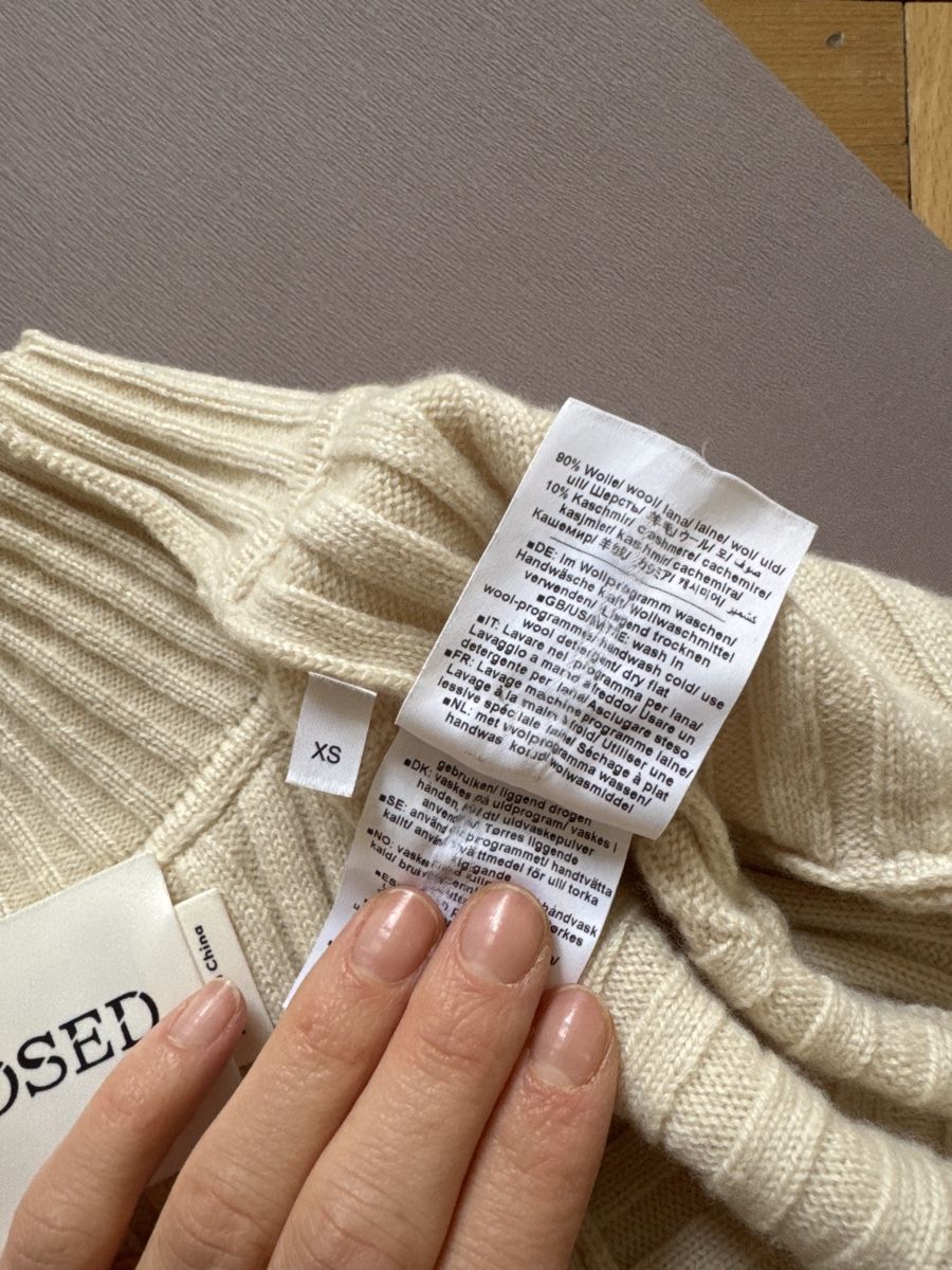 Closed Maglioni & Felpe: CLOSED Wolle-Kaschmir Pulli XS/S Creme – Usato da Zürich venduto da juliajuliuscesar 3