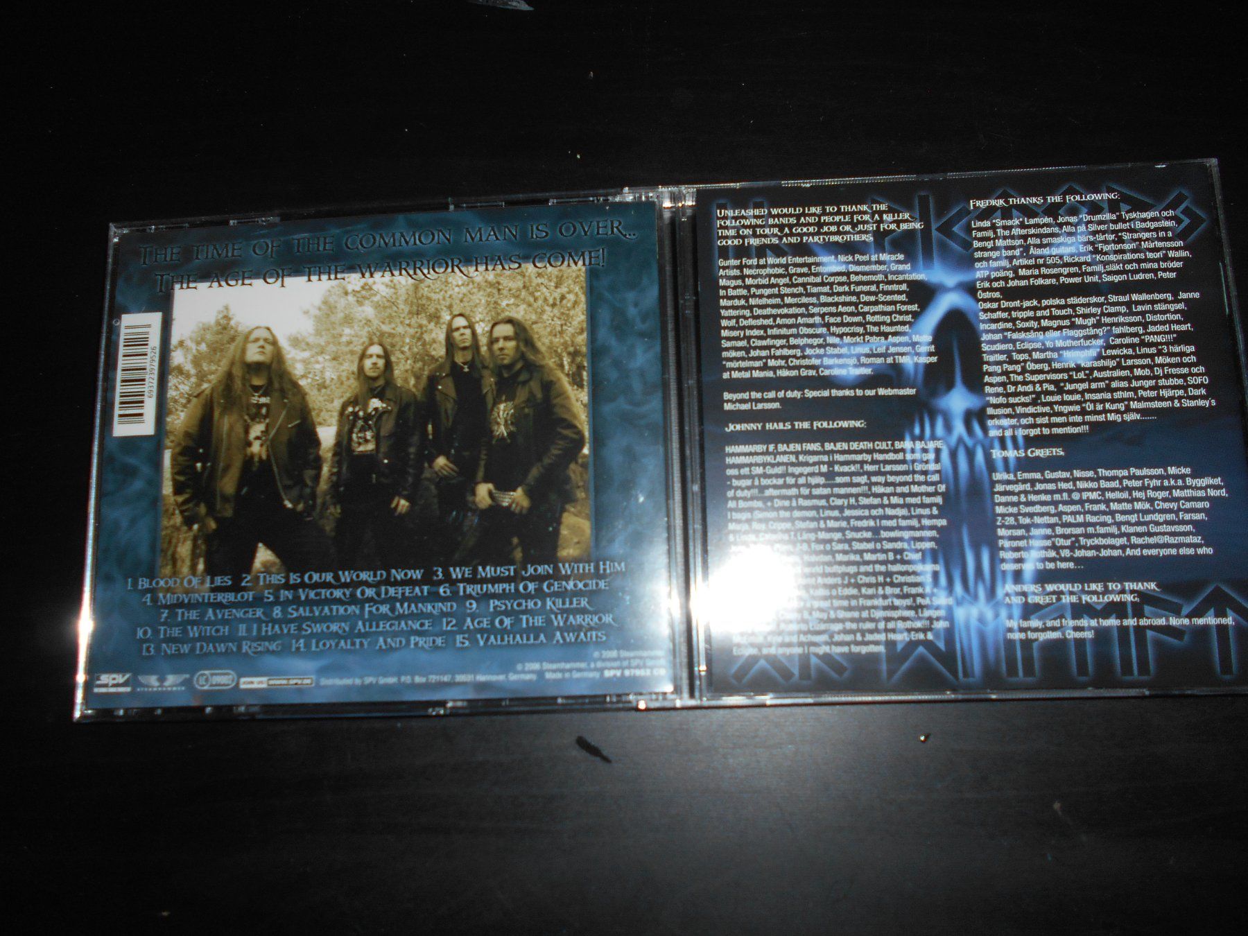 CD: Unleashed – Midvinterblot / 2006 – Usato da Aarberg venduto da witchhunter01 1
