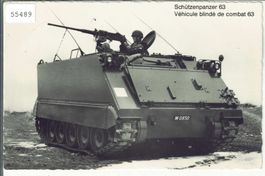 Armee Suisse - Schützenpanzer 63 - Vehicule blinde de combat