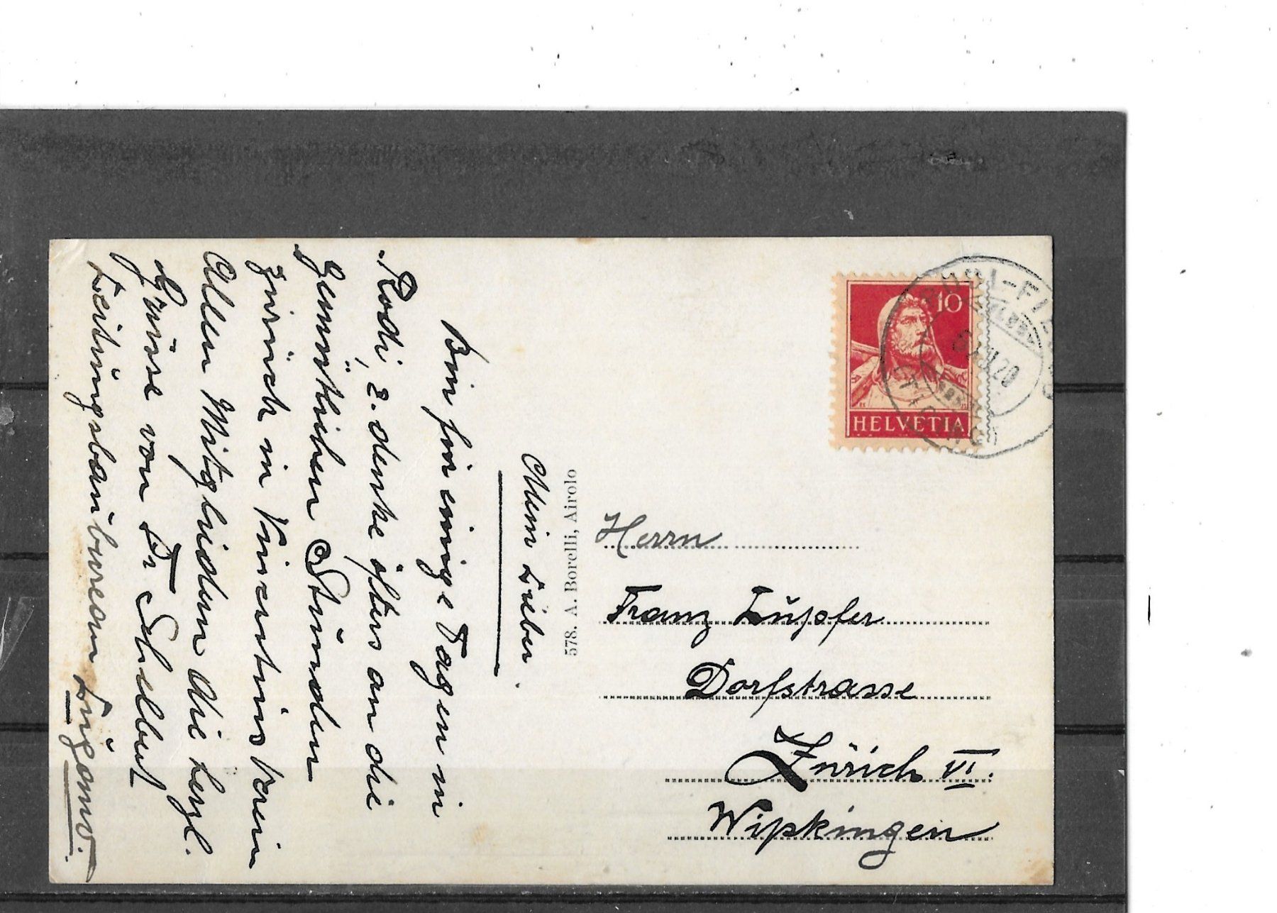 Cartes postales: TI Rodi-Fiesso 1920 – D'occasion à Schocherswil par Wilare 1