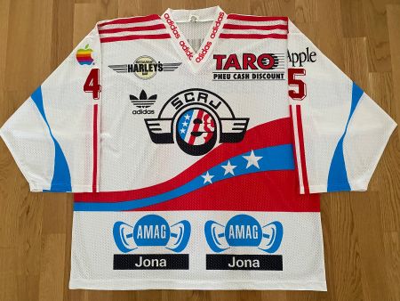 SC RAPPERSWIL JONA # 45 WEBER SCRJ 1995/96 TRIKOT ADIDAS XL
