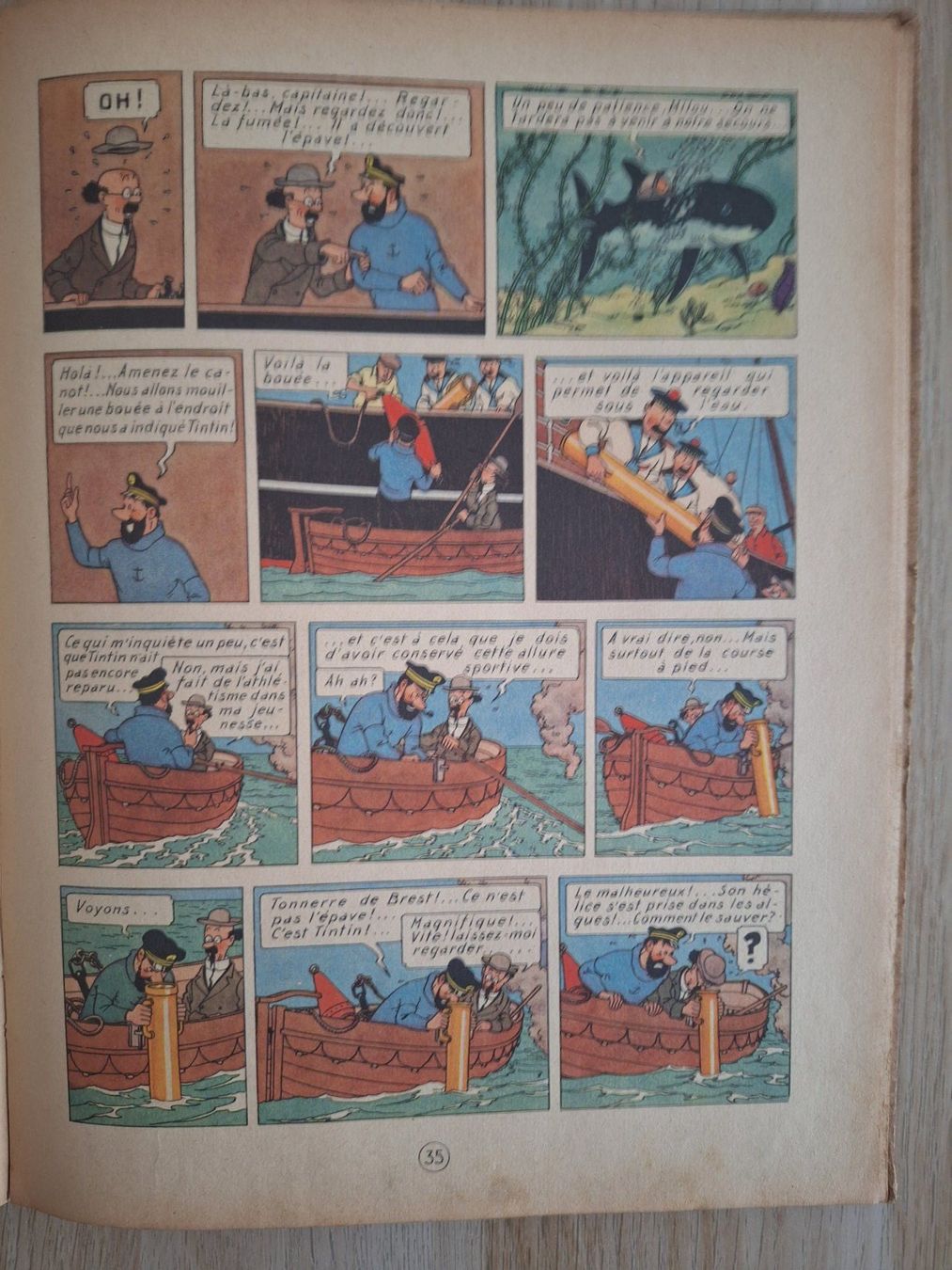 Fumetti: TINTIN / EO 1945 / Le Trésor de Rackham le rouge – Usato da Nyon venduto da beny13 7