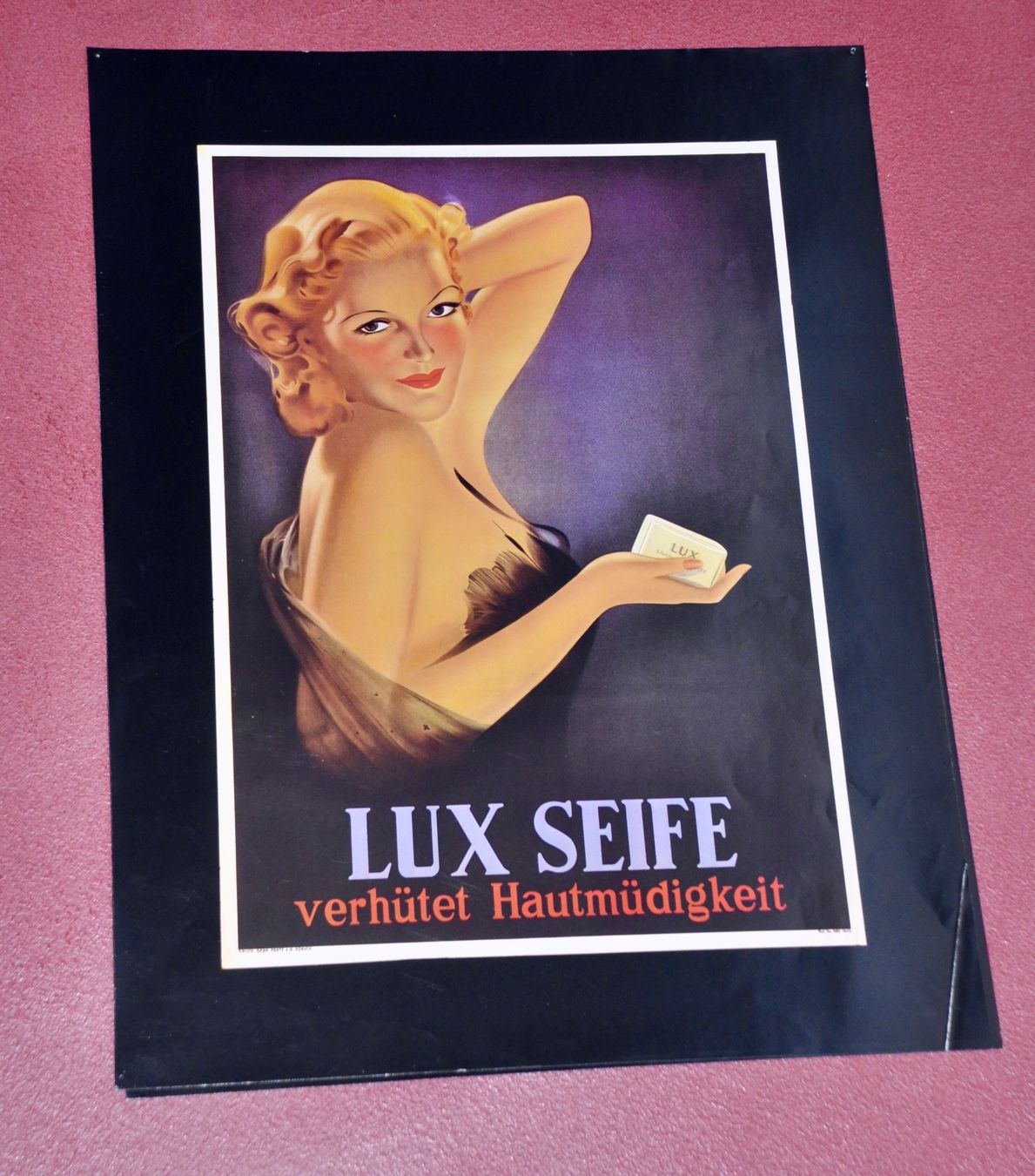 Foto & Immagini: Plakat ca. 50 x 39 cm Lux Seife – Usato da Basel venduto da fido_mania