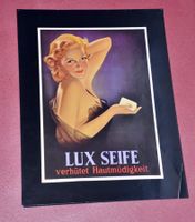 Plakat ca. 50 x 39 cm Lux Seife