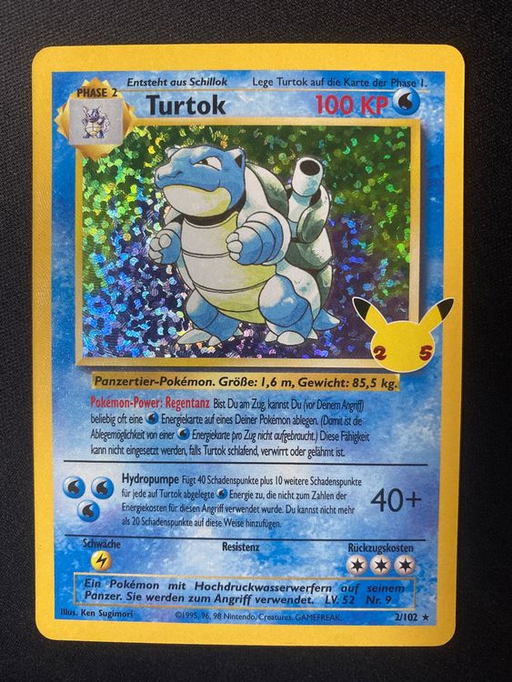 Pokémon Carte collezionabili: Turtok 2 - Blastoise - Tortank - Celebrations - DE – Nuovo (secondo la descrizione) da Hausen AG venduto da Shrade