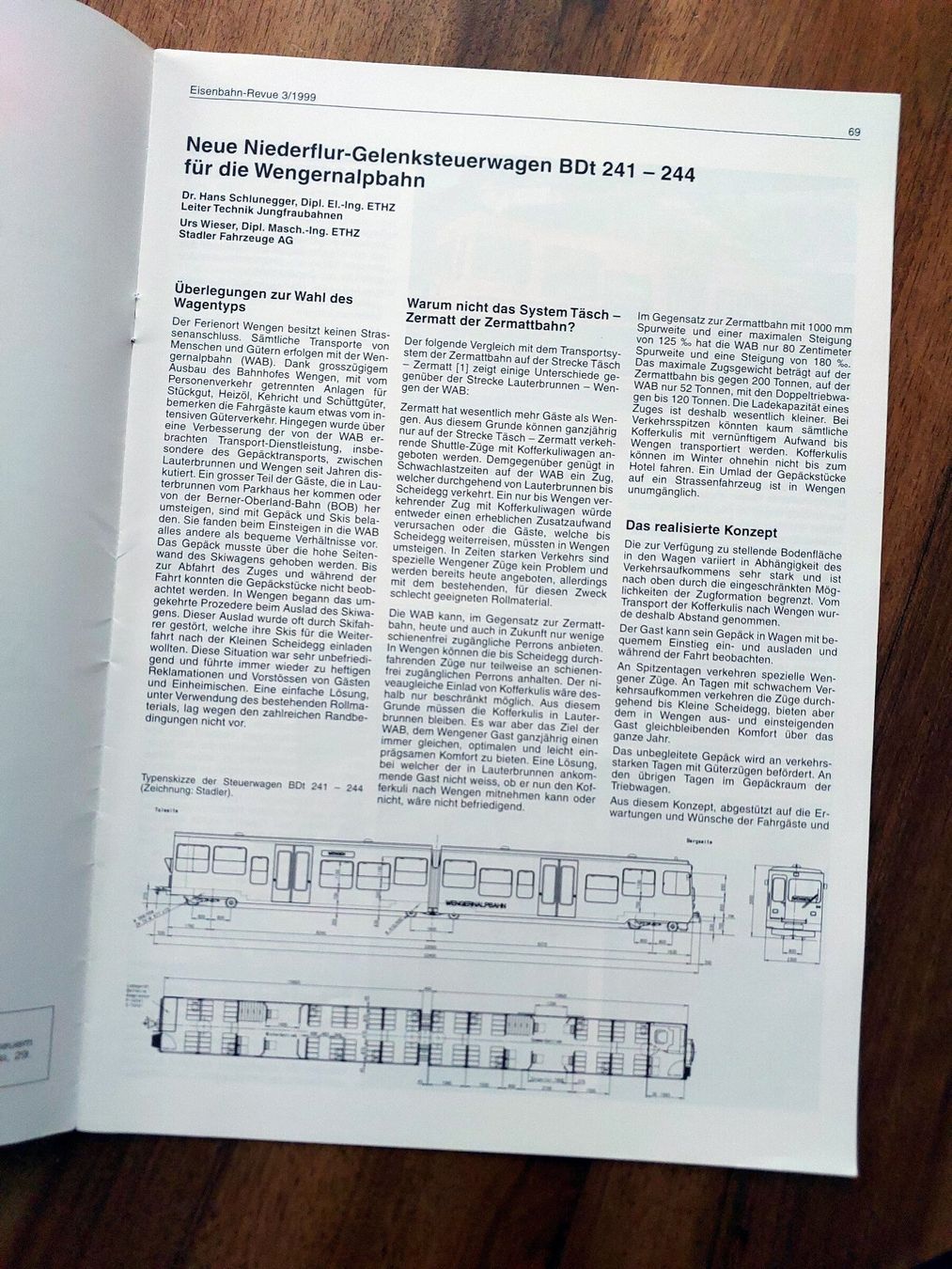 Riviste & Magazine: Stadler - Wengernalpbahn BDt 241-244 – Usato da Schönenwerd venduto da Steidi 1