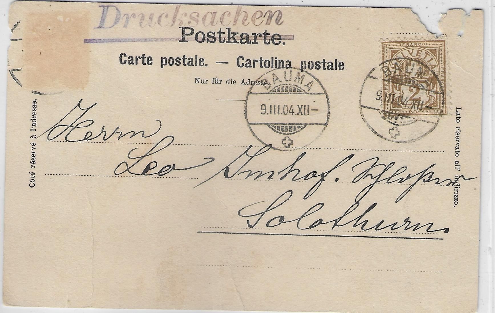 Cartoline postali: Missionsstation Kollbrunn ZH – Difettoso da Ettingen venduto da Kartenplanet 1