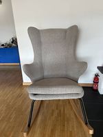 Quax Schaukel-/Stillsessel De Luxe Sand Grey