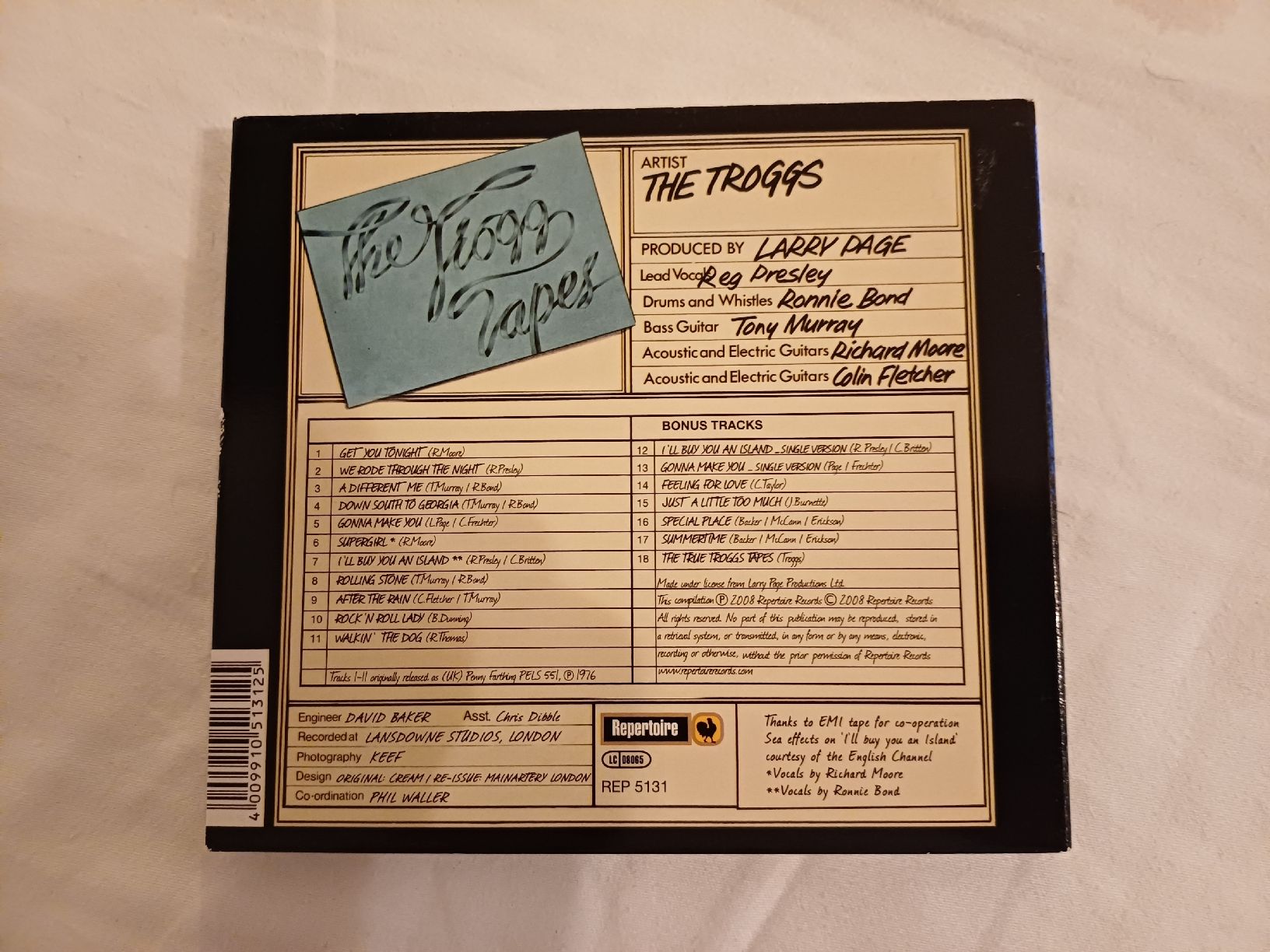 CD: The Troggs "The Trogg Tapes" CD digipack – Nuovo (secondo la descrizione) da Begnins venduto da Drastic-Sound 1