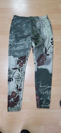 Hose, Leggings, Grösse L, Blumenmuster