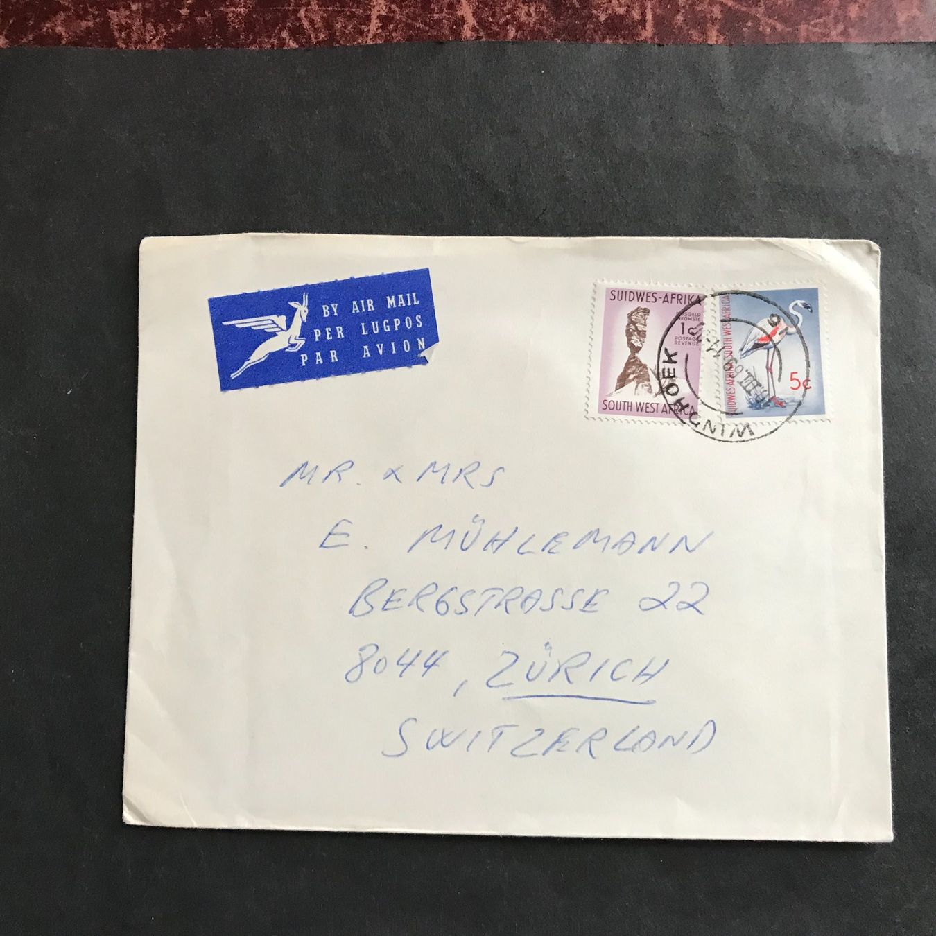 Tutti i francobolli: SUID WES AFRICA, 3 Briefe – Usato da Uitikon Waldegg venduto da Gooddeal05 1