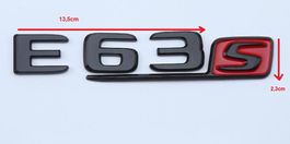 🔥Mercedes Benz E63s W213 Amg E63s Emblem Schwarz Rot🔥