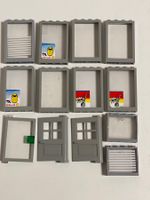 LEGO - Türen und Fenster (Grau)