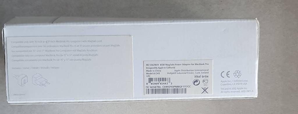Apple Unità & Adattatore: Magsafe 85W power adapter – Usato da Erde venduto da zakleblanc 2