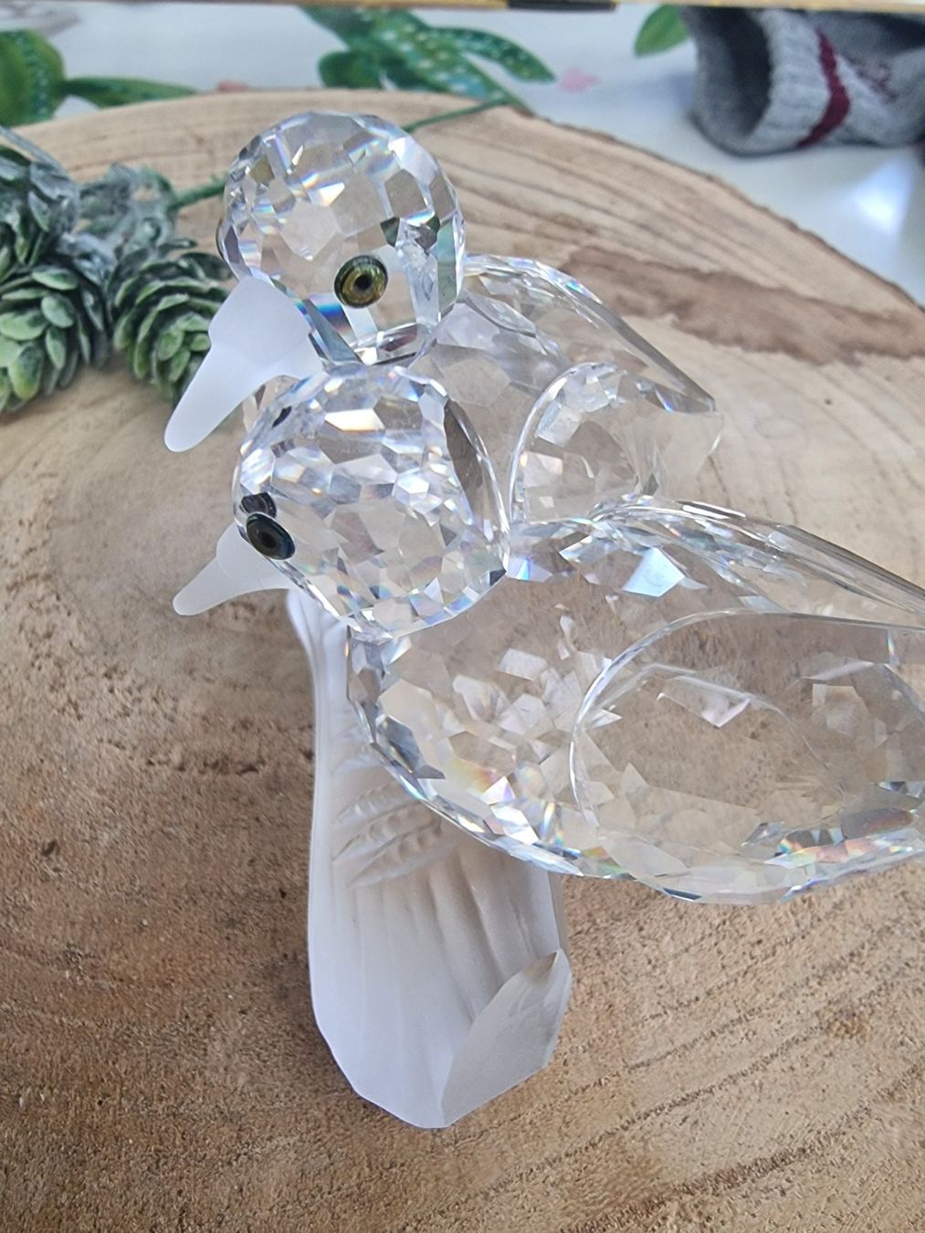 Swarovski Statuette: Swarovski TURTLEDOVES – Usato da Egerkingen venduto da sirod05 7