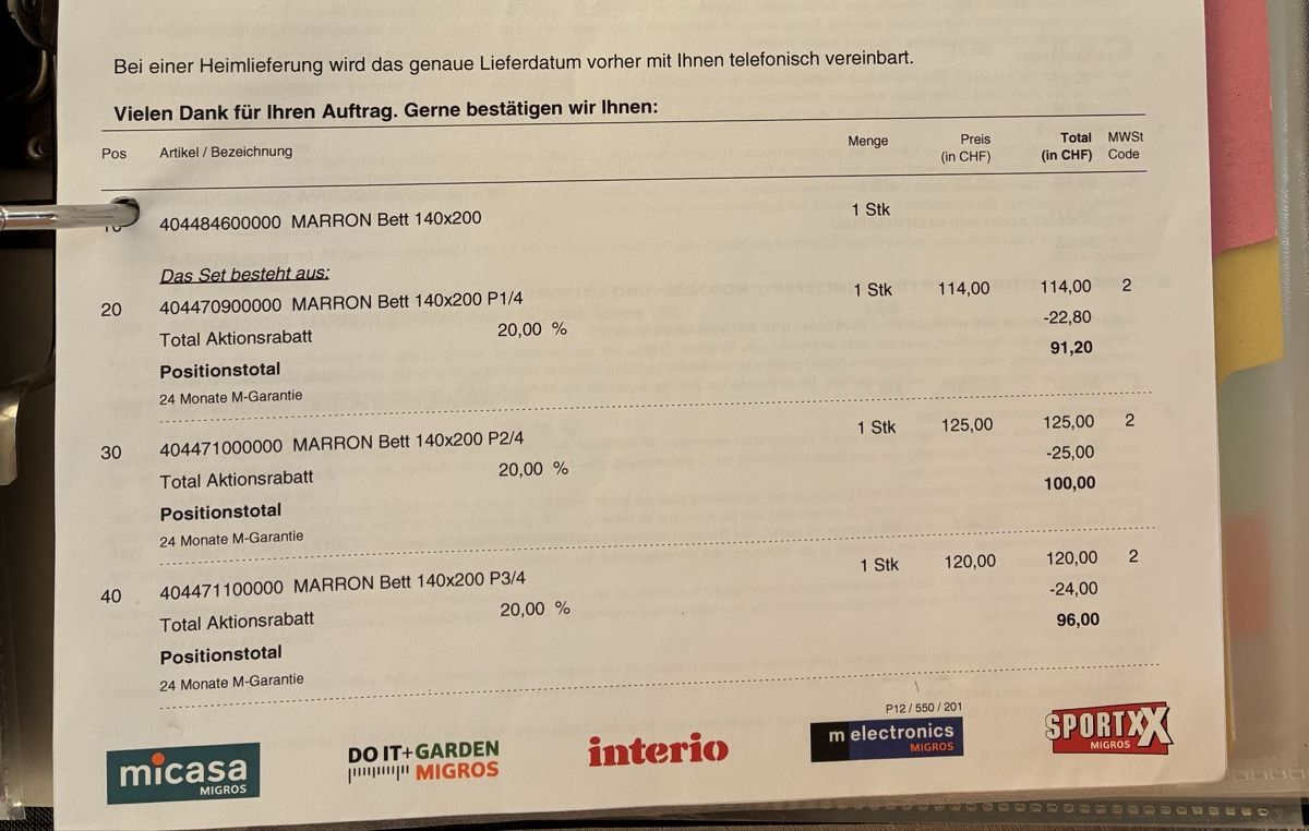 Micasa Letti: Bett 140x200 – Usato da Sennhof venduto da rin_t8mq 7