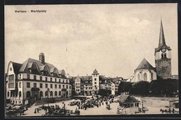 AK Herisau, Blick auf den Marktplatz