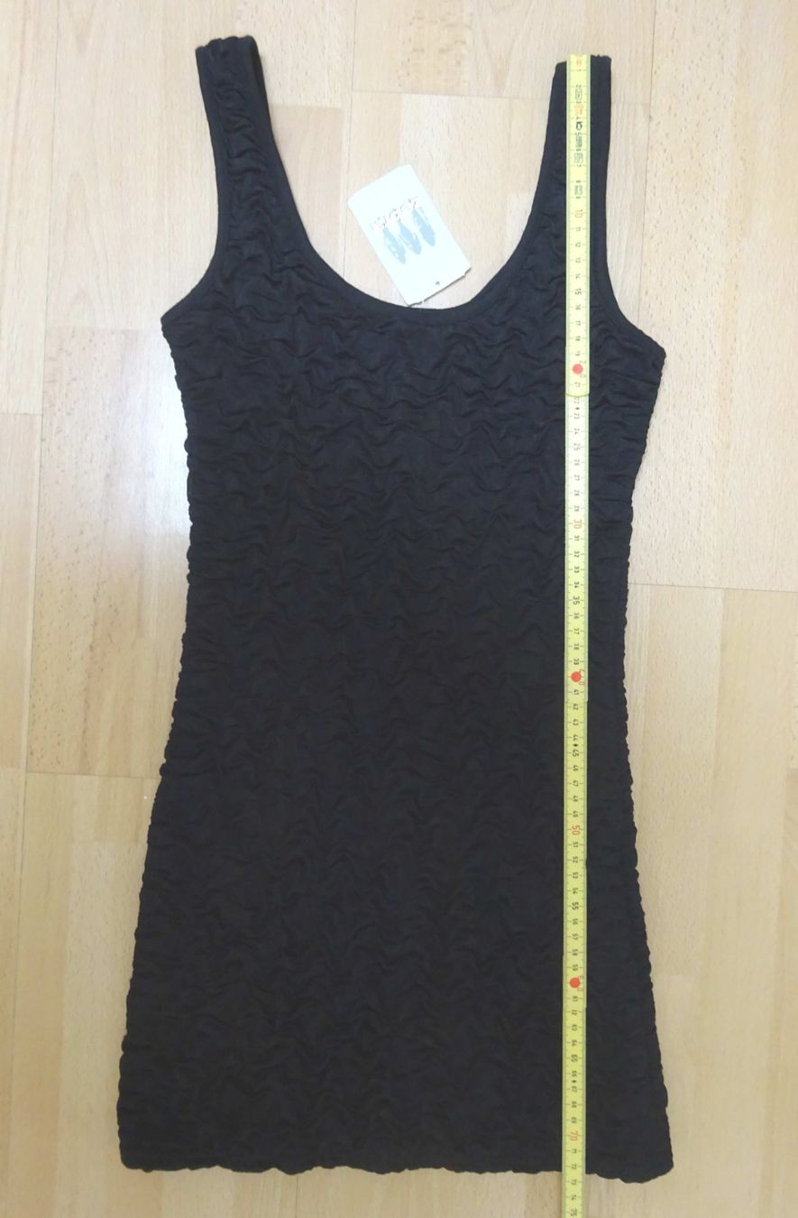 Zebra Top: Zebra - Neues Long Top - Strukturmaterial - schwarz - Gr. S – Nuovo e nell'imballaggio originale da Zofingen venduto da Justizia_01 1