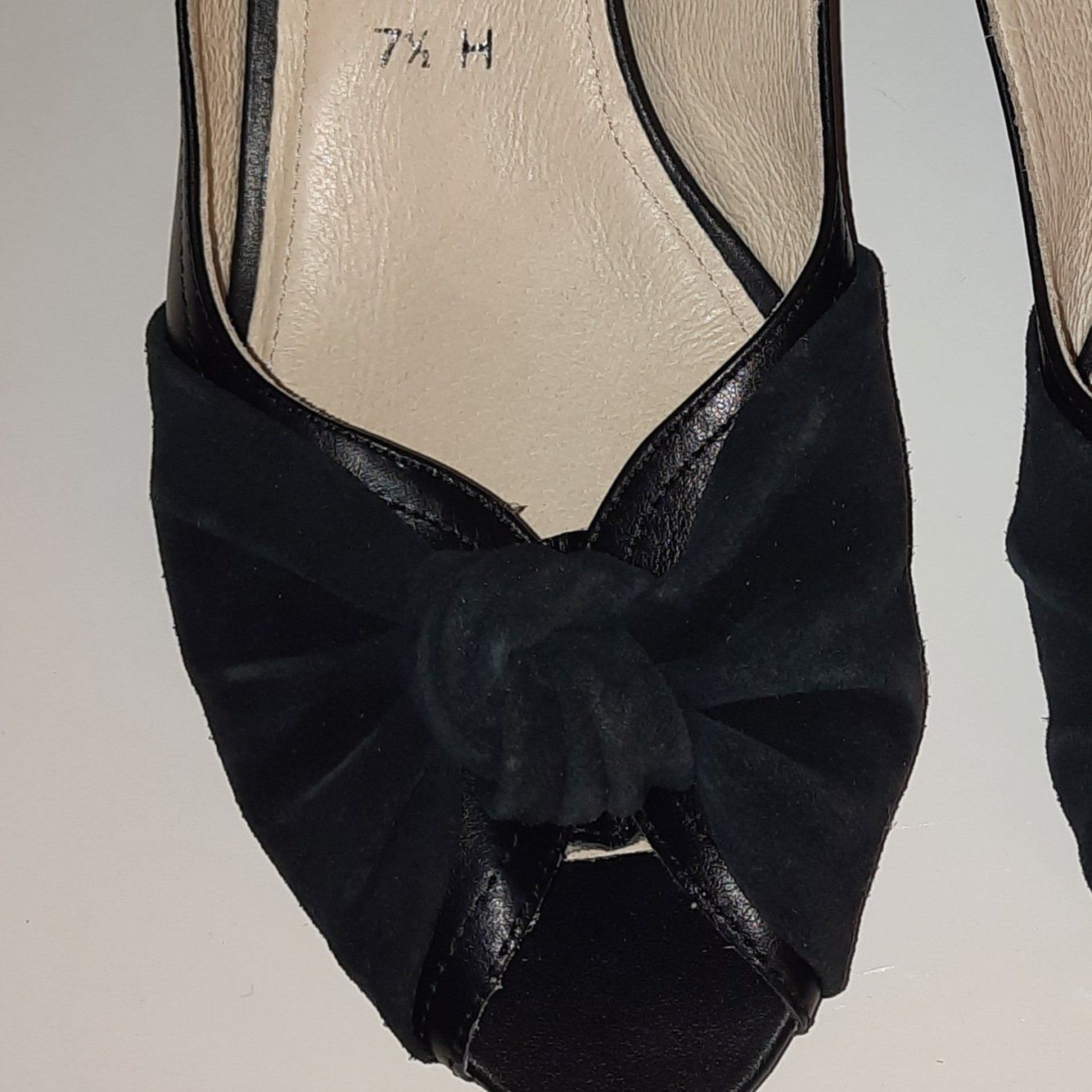 Scarpe da donna: Slingpumps schwarz, Grösse 7 1/2 H, neu – Nuovo (secondo la descrizione) da Greifensee venduto da Snowtime 2