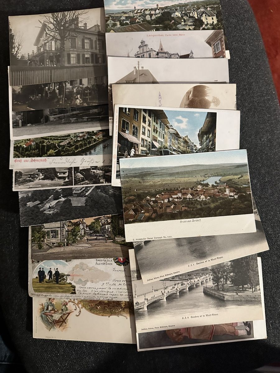Cartoline postali: Über 50 AK, alle Kleinformat – Usato da Wettingen venduto da OttoNeuerName 1
